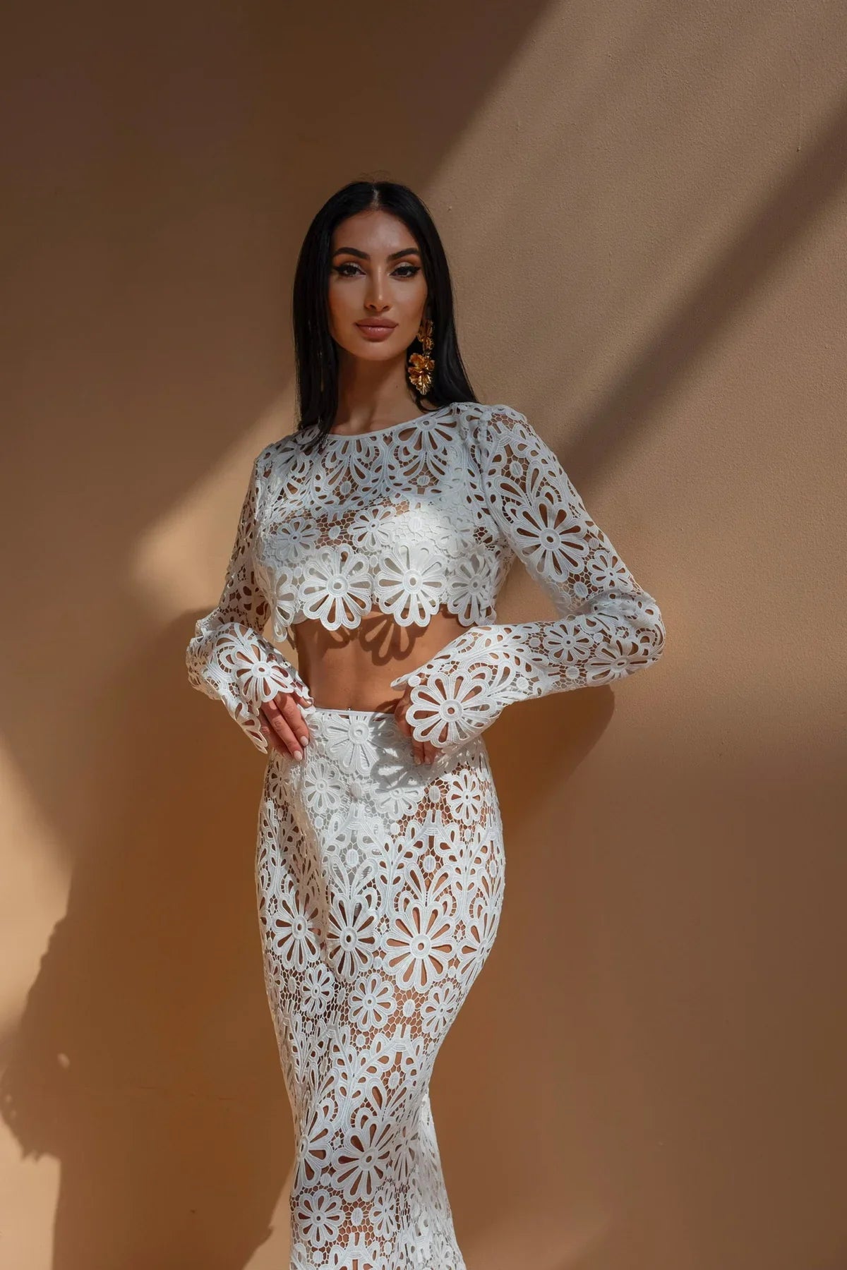Aubriella | Long Sleeve Wrap Set